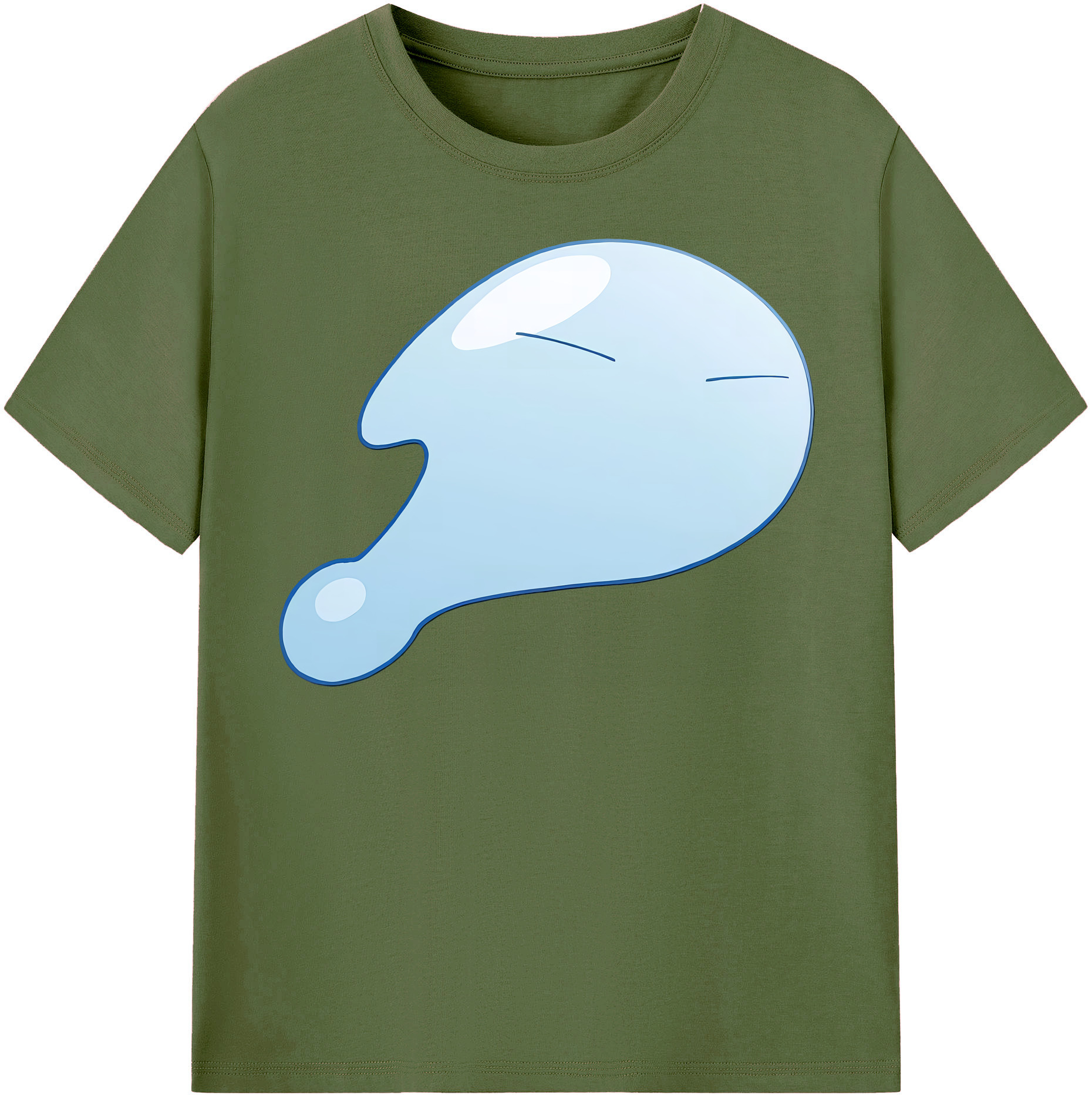 （画像用） 転スラ Regarding Reincarnated to Slime 綿100％半袖Tシャツ（フロントプリント）